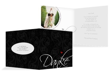 Hochzeit Dankeskarte Traumhochzeit