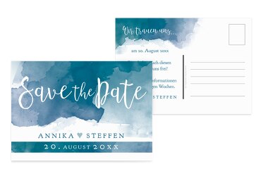 Save-the-Date Aquarell