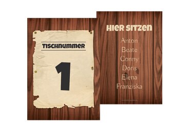 Tischnummer Steckbrief