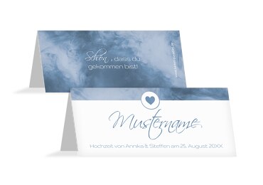 Hochzeit Tischkarte Sanft