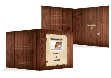 Hochzeit Einladungskarte Steckbrief