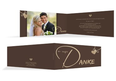 Hochzeit Dankeskarte natürlich Ja