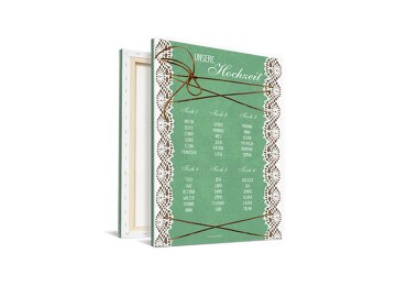 Sitzplan Vintage Schleife