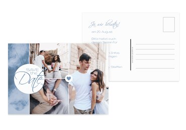 Hochzeit Save-the-Date Sanft