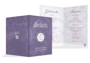 Hochzeit Menükarte Hochzeitspass