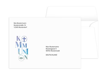 Kommunion Umschlag Himmelreich