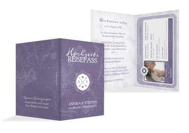 Hochzeit Einladung Hochzeitspass