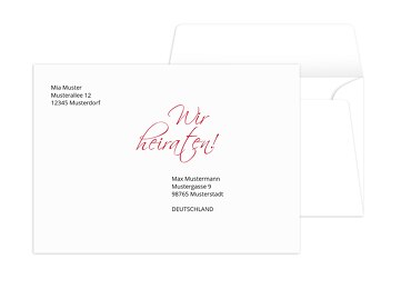Umschlag Liebesbrief