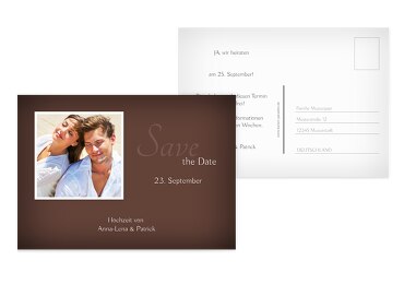 Hochzeit Save-the-Date ewige Verbindung