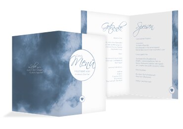 Hochzeit Menükarte Sanft