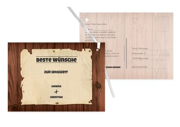 Hochzeit Ballonkarte Steckbrief