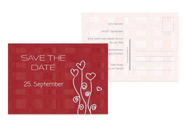 Hochzeit Save the Date Liebestraum