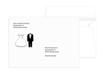 Umschläge dress and suit