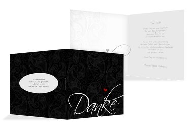Hochzeit Dankeskarte 2 Traumhochzeit