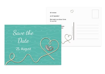 Hochzeit Save-the-Date erfüllte Liebe