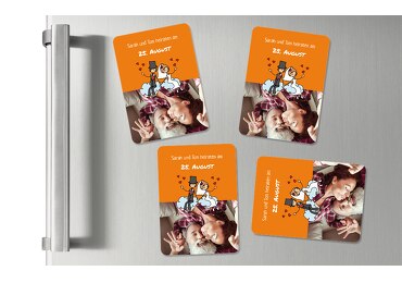 Magnet Comic Brautpaar