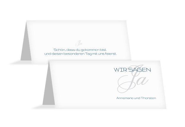 Hochzeit Tischkarte Sagja