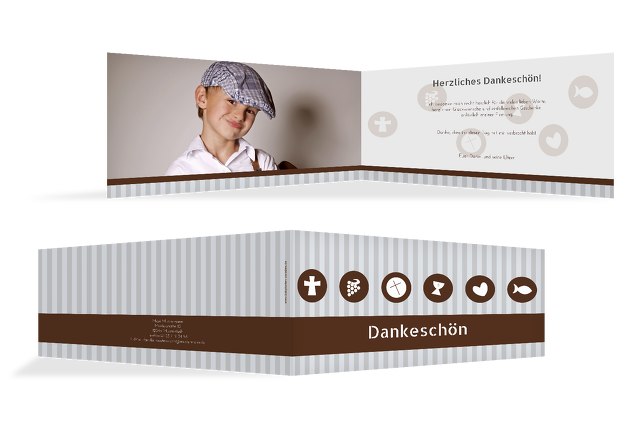 Firmung Danke stripes-buttons