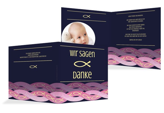 Dankeskarte Ichthys