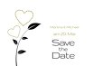 Ansicht 2 - Save-the-Date Herzblume