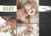 Ansicht 2 - Babykarte Schiefer