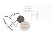Hochzeit Save-the-Date Doppelherz