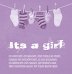 Ansicht 3 - Babykarte It's a girl