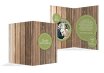 Hochzeit Dankeskarte Vintage Holz