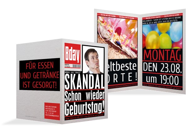 Geburtstagseinladung für Erwachsene Die Bildung