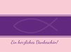 Ansicht 4 - Tauf Dankeskarte Fisch
