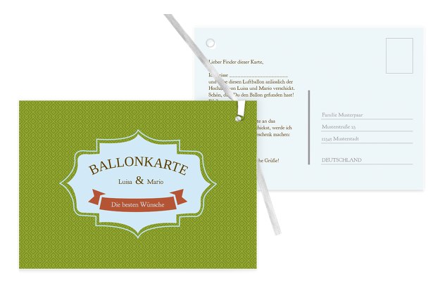 Ballonkarte Harmonie