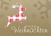 Ansicht 2 - Grußkarte Rentiergruß