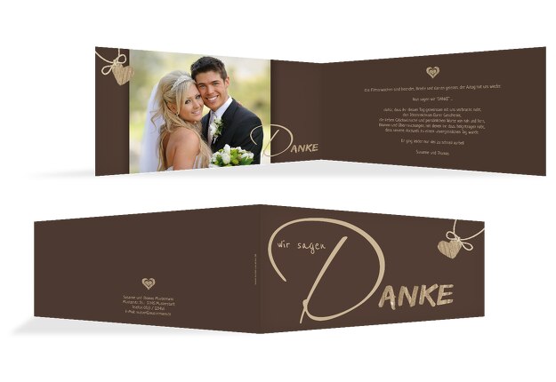 Hochzeit Dankeskarte natürlich Ja