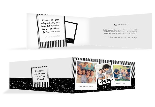Neujahrskarte Fotosammlung
