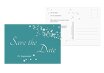 Hochzeit Save the Date romantic flower
