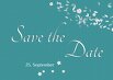 Ansicht 2 - Hochzeit Save the Date romantic flower