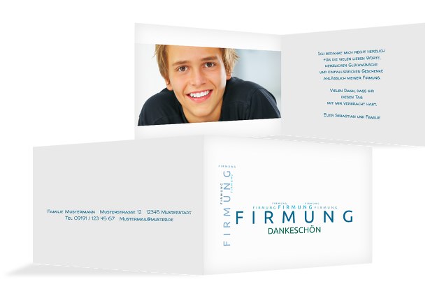 Firmung Dankeskarte Script
