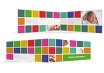 Babykarte bunte Würfel