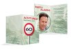 Einladung Begrenzungsschild 60 Foto