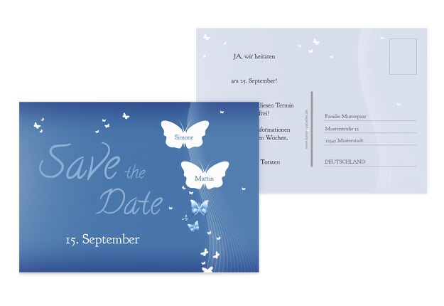 Hochzeit Save-the-Date Traumpaar