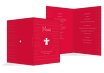 Menükarte Kommunion Wellen Kreuz