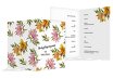 Hochzeit Kirchenheft Umschlag Blumendeko