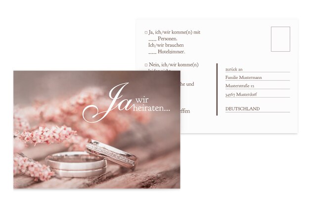 Antwortkarte Ringe