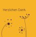 Ansicht 2 - Dankeskarte abstrakte Blumen