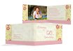 Einladung zum Geburtstag Foto Hibiskus 50
