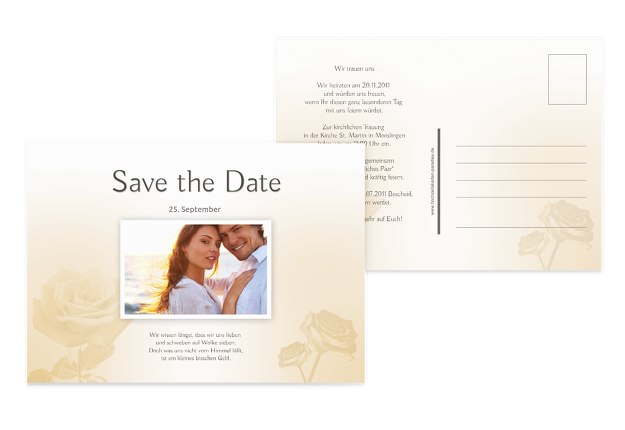Save-the-Date Rose