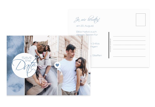 Hochzeit Save-the-Date Sanft