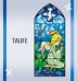 Ansicht 3 - Taufkarte Kirchenfenster