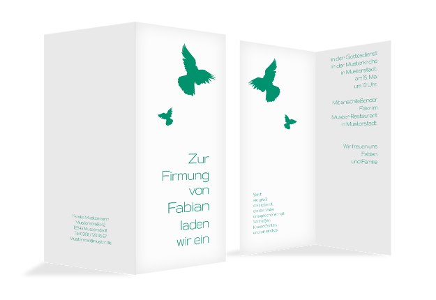 Firmkarte Taube