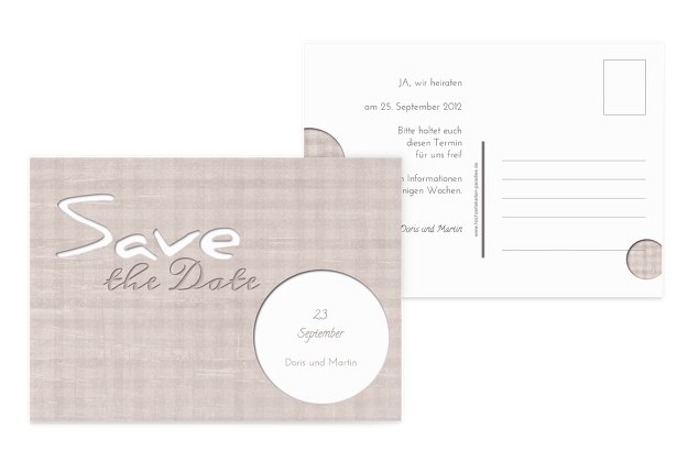 Save-the-Date wedding harmony